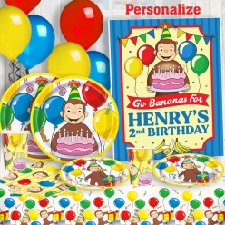 Curious George SUPERSAVER Party Pack for 8